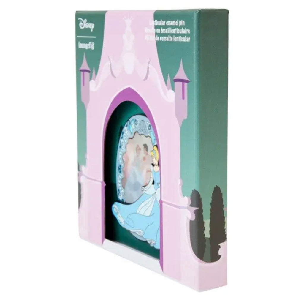 Limited edition Loungefly Disney Cinderella Lenticular 3" Collectors Box Pin - Enchantments Co.