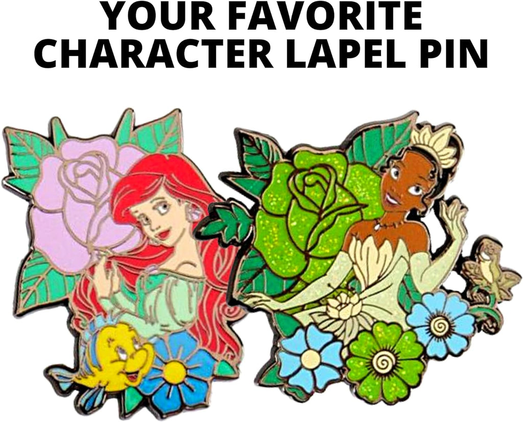 Loungefly PIN - Disney - Princess - Blind Enamel Pin Purchase - Disney Princesses Enamel Pins - Cute Collectable Novelty Brooch - for Backpacks & Bags - Gift Idea - Official Merchandise - Movies Fans - Enchantments Co.
