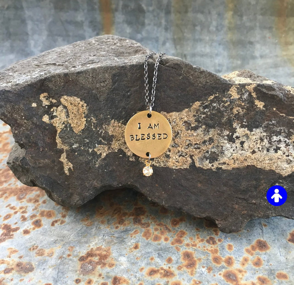 I Am Necklaces: blessed, survivor, fearless or grateful-Necklaces-Buffalo Girls Jewelry-Nichole Madison Boutique - Morgantown, Indiana