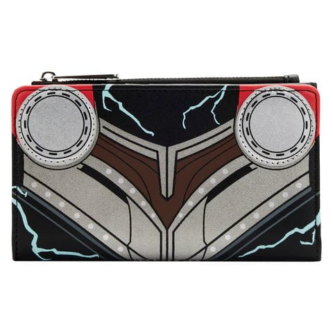 Loungefly Wallet Loungefly Marvel Thor: Love and Thunder Glow in the Dark Cosplay Flap Wallet