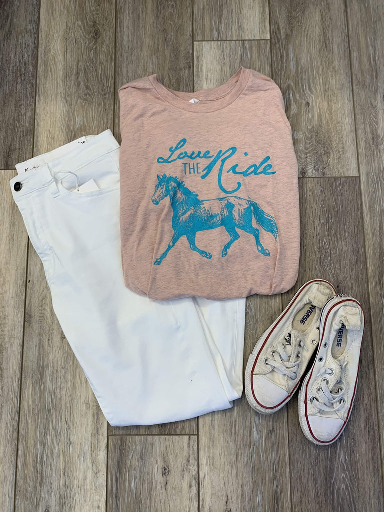 Love The Ride graphic tshirt-Graphic Tee-NicholeMadison-Nichole Madison Boutique - Morgantown, Indiana