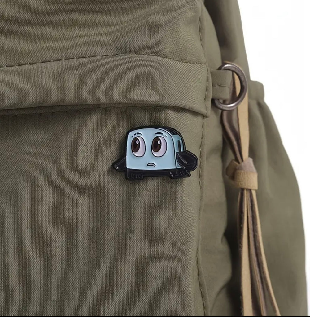 The brave Little, toaster enamel pin ￼ - Enchantments Co.