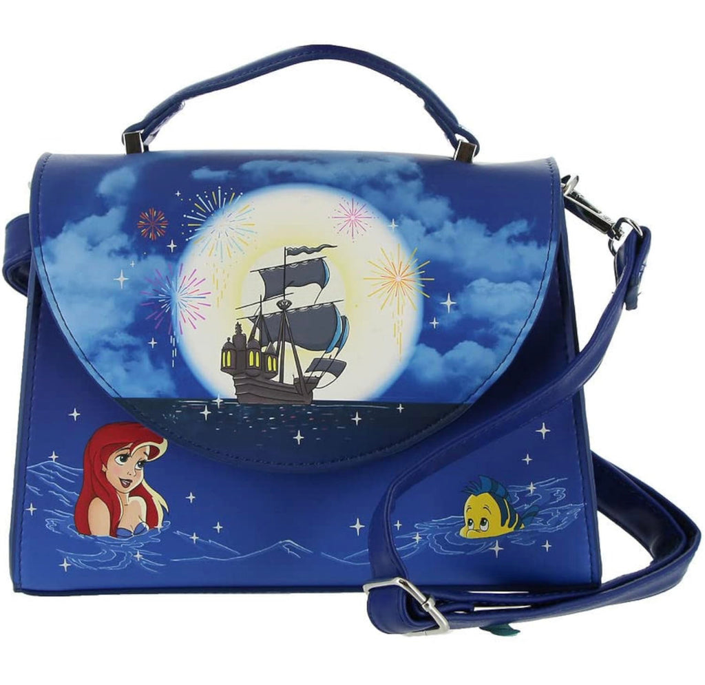 Loungefly The Little Mermaid Ariel Fireworks Crossbody Bag - Enchantments Co.