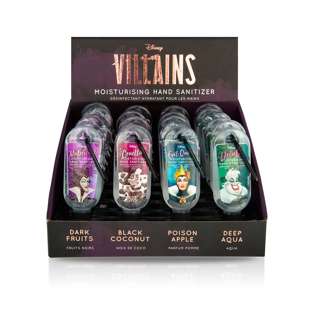 Mad Beauty Disney Villains Hand Sanitizer - Ursula, Evil, Queen, Maleficent, Cruella - Enchantments Co.