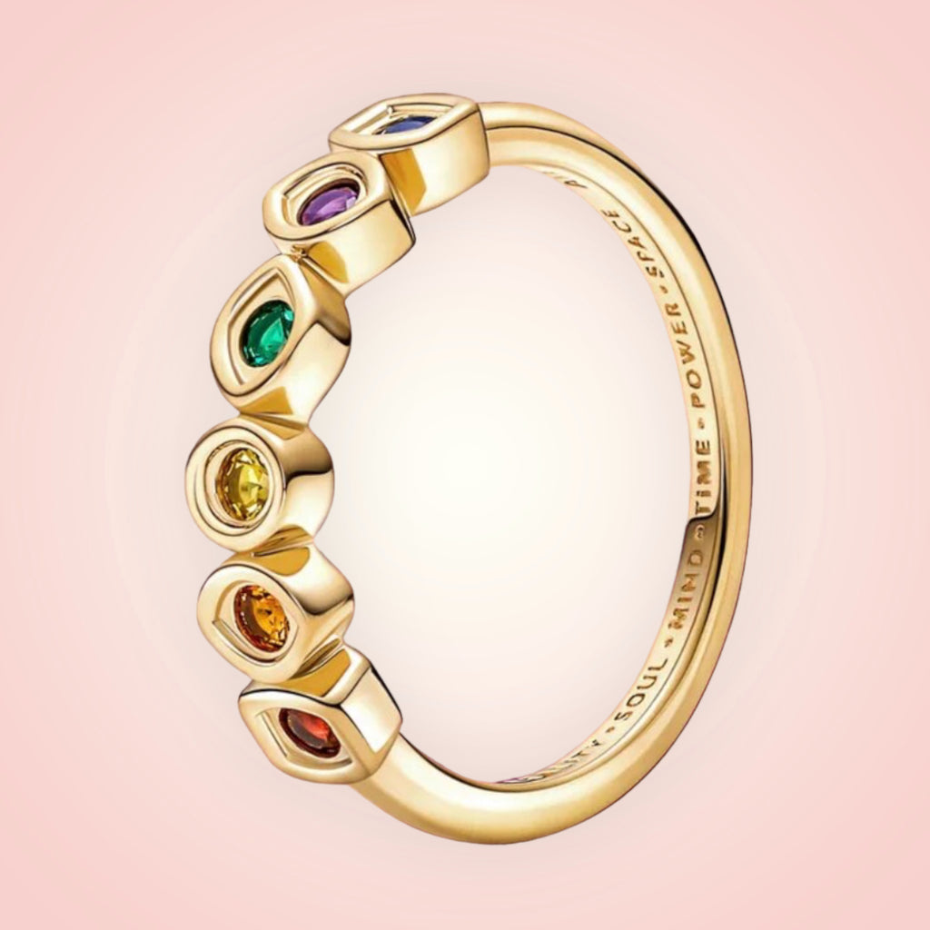 Infinity stone ring engraved - Enchantments Co.