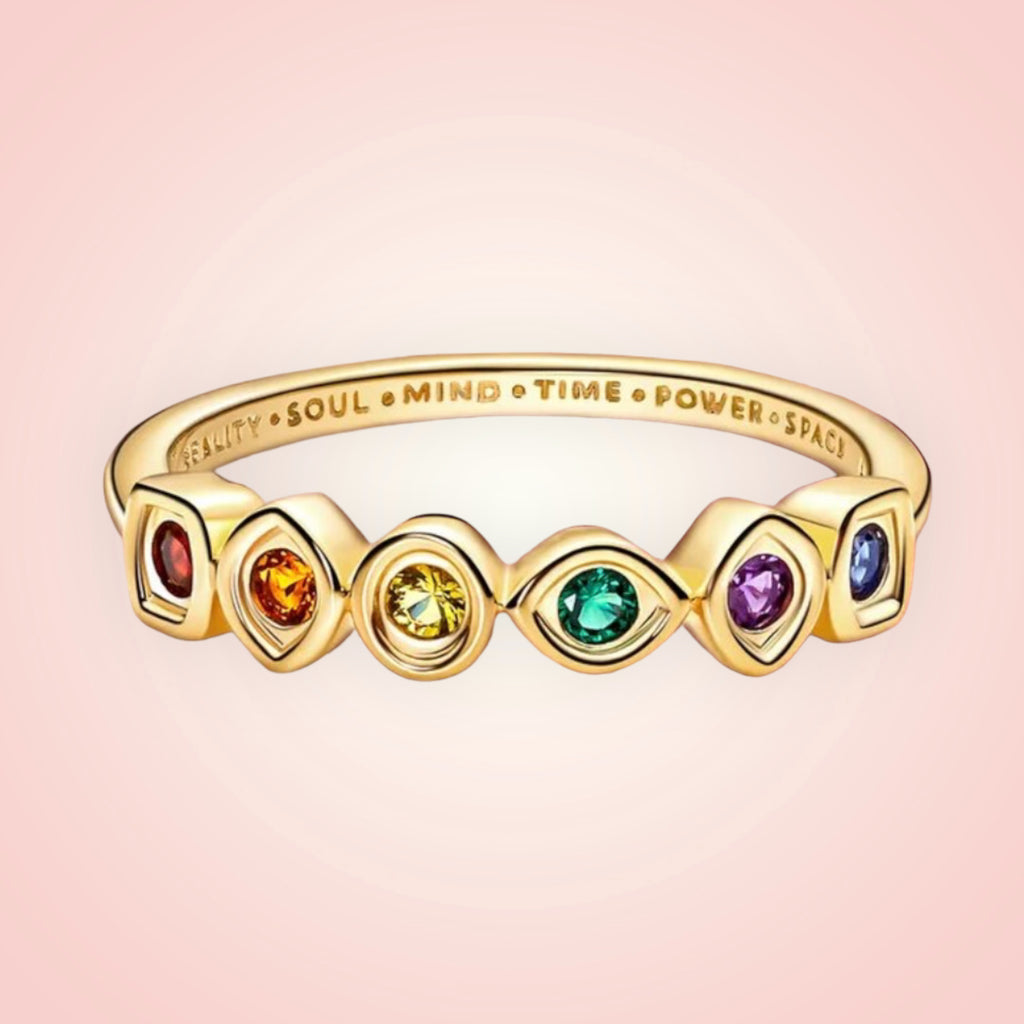Infinity stone ring engraved - Enchantments Co.
