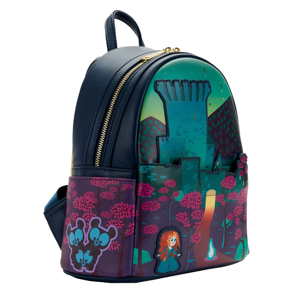 Loungefly Disney Brave Princess Merida Castle Mini Backpack- Coming Soon-Backpack-Loungefly-Nichole Madison Boutique - Morgantown, Indiana