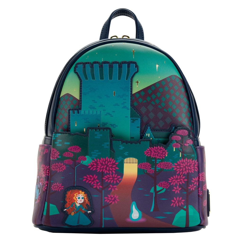 Loungefly Disney Brave Princess Merida Castle Mini Backpack- Coming Soon-Backpack-Loungefly-Nichole Madison Boutique - Morgantown, Indiana