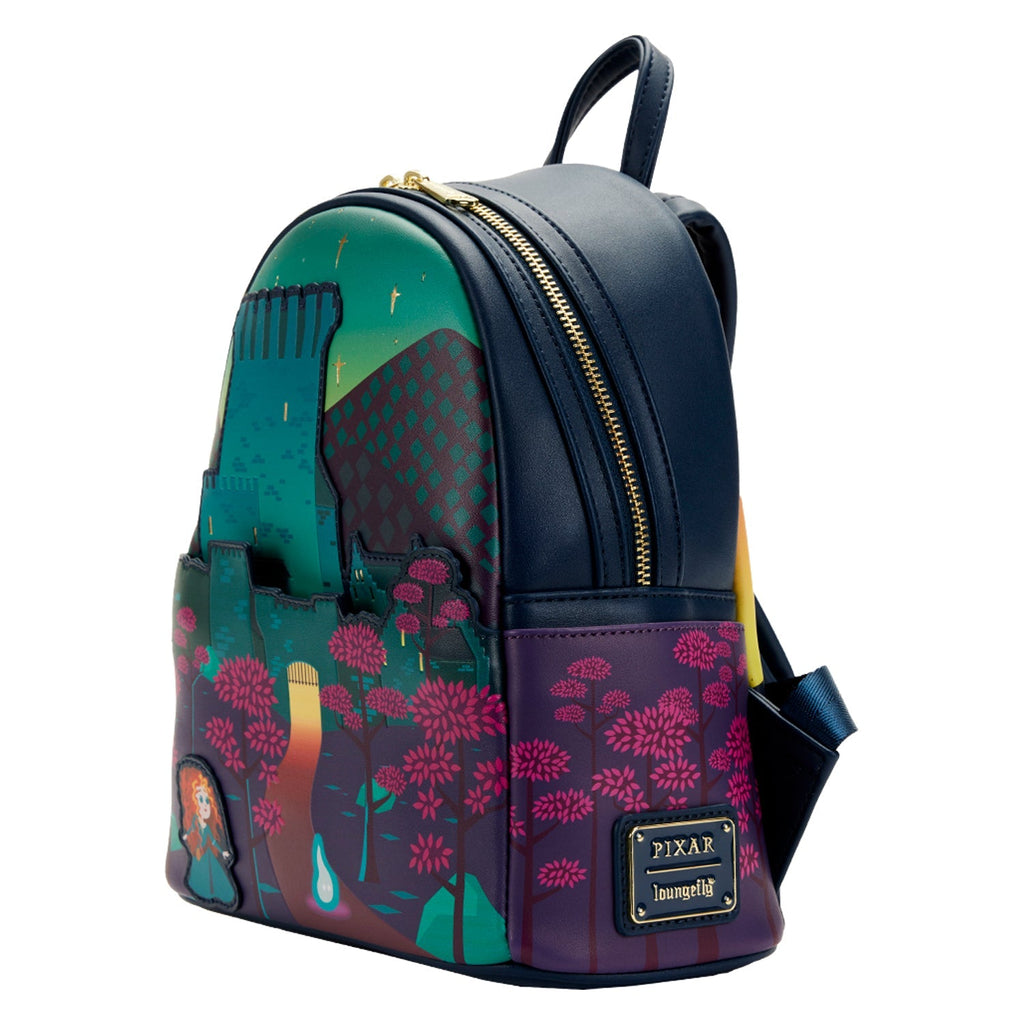 Loungefly Disney Brave Princess Merida Castle Mini Backpack- Coming Soon-Backpack-Loungefly-Nichole Madison Boutique - Morgantown, Indiana