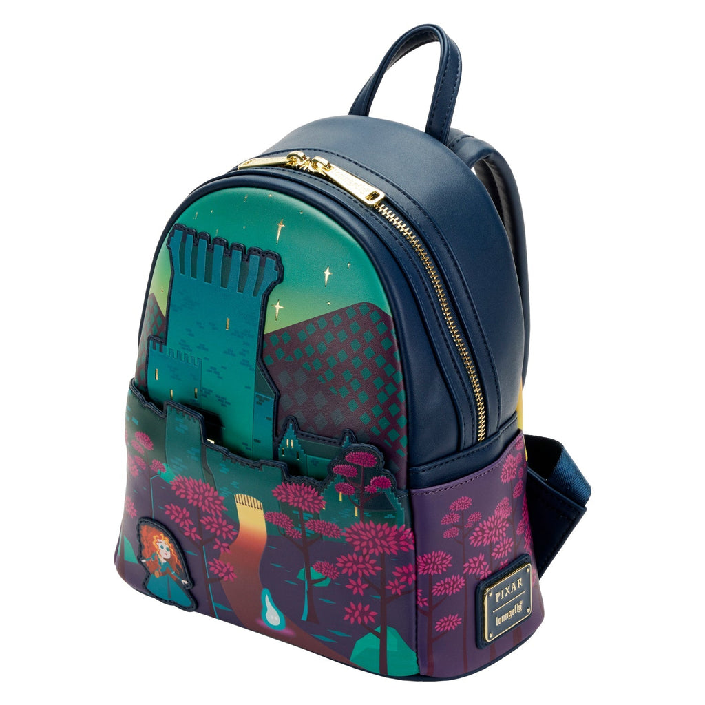 Loungefly Disney Brave Princess Merida Castle Mini Backpack- Coming Soon-Backpack-Loungefly-Nichole Madison Boutique - Morgantown, Indiana