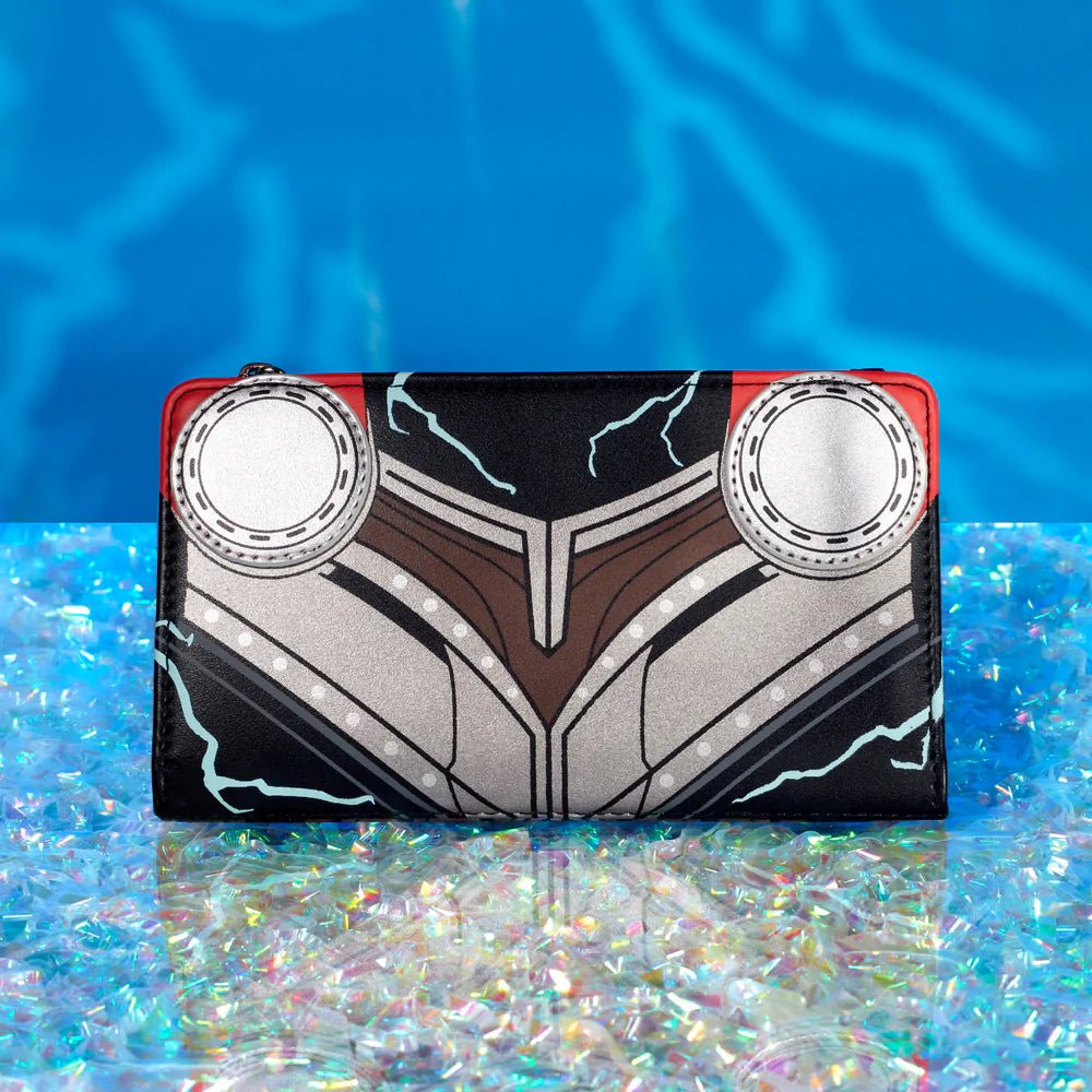 Loungefly Wallet Loungefly Marvel Thor: Love and Thunder Glow in the Dark Cosplay Flap Wallet