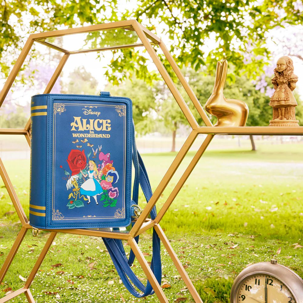 Loungefly Disney Alice In Wonderland Classic Book Convertible Backpack-Backpack-NicholeMadison-Nichole Madison Boutique - Morgantown, Indiana