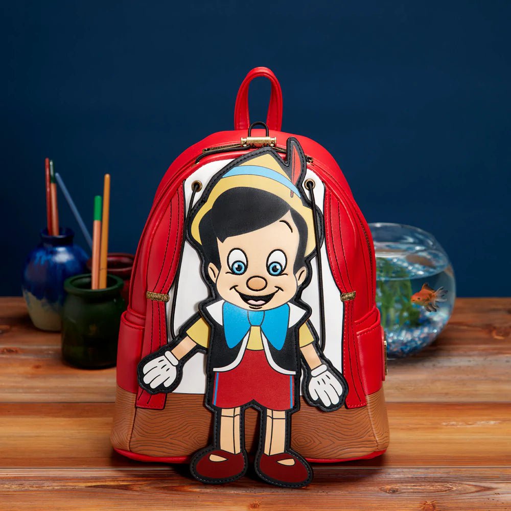Loungefly Disney Pinocchio Marionette Mini Backpack-Backpack-NicholeMadison-Nichole Madison Boutique - Morgantown, Indiana