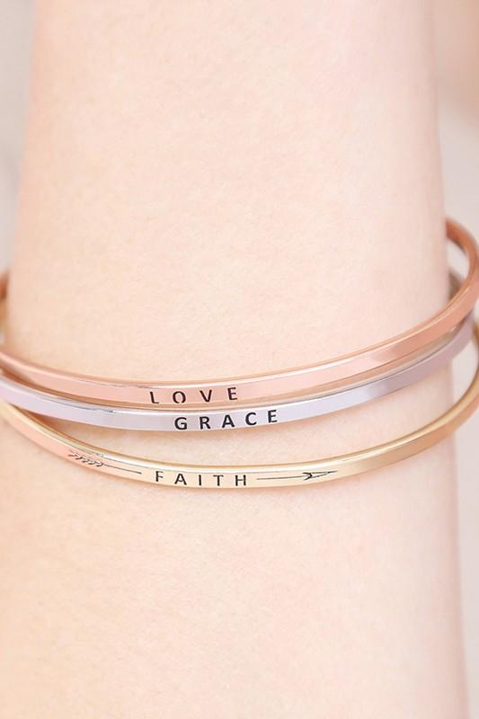 "Be Brave" Hinge Cuff Bracelet-Bracelets-NicholeMadison-Nichole Madison Boutique - Morgantown, Indiana