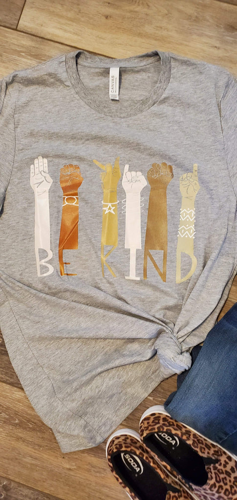 Be Kind ESL graphic Tshirt-Graphic Tee-NicholeMadison-Nichole Madison Boutique - Morgantown, Indiana