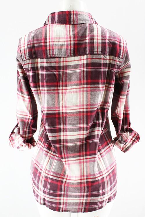 Flannel Shirts-Long Sleeve-NicholeMadison-Nichole Madison Boutique - Morgantown, Indiana