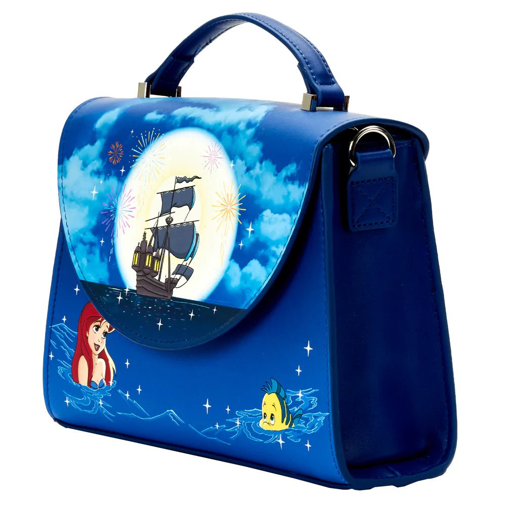 Loungefly Disney The Little Mermaid Ariel Fireworks Crossbody-Wallet-NicholeMadison-Nichole Madison Boutique - Morgantown, Indiana