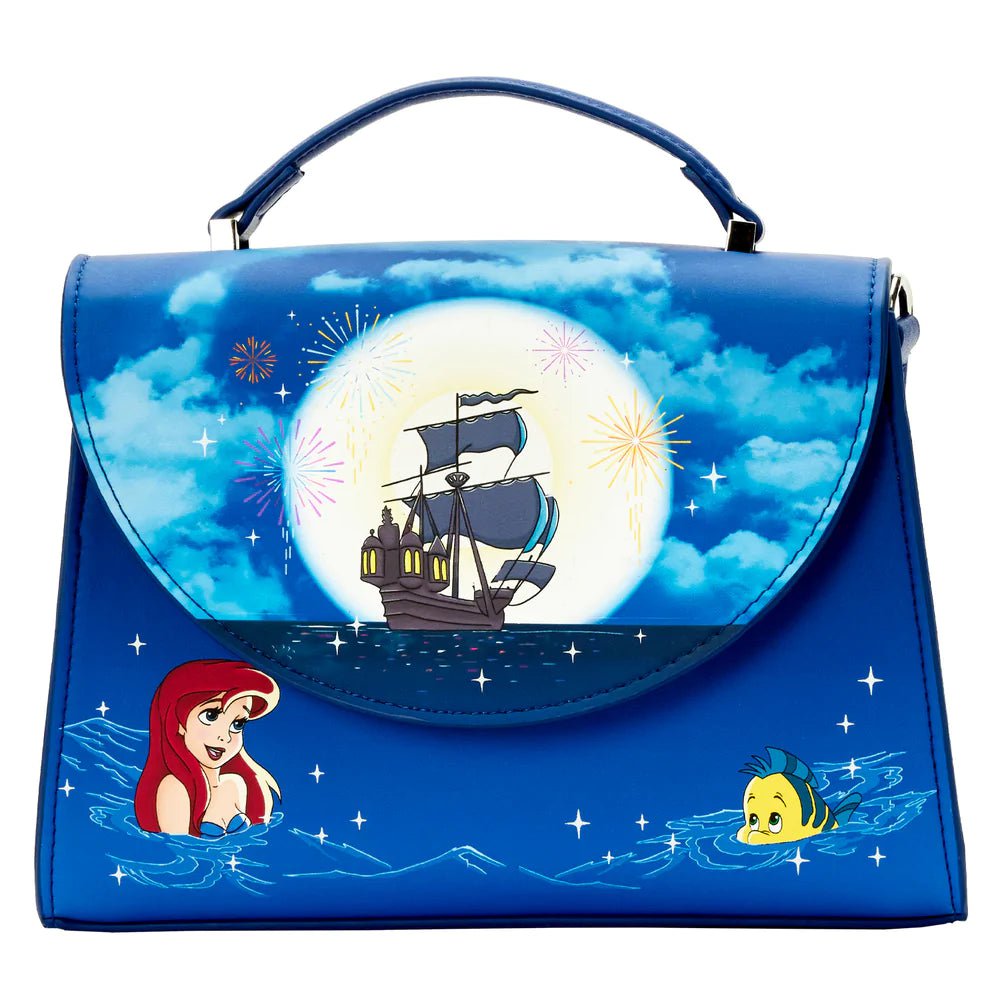 Loungefly Disney The Little Mermaid Ariel Fireworks Crossbody-Wallet-NicholeMadison-Nichole Madison Boutique - Morgantown, Indiana