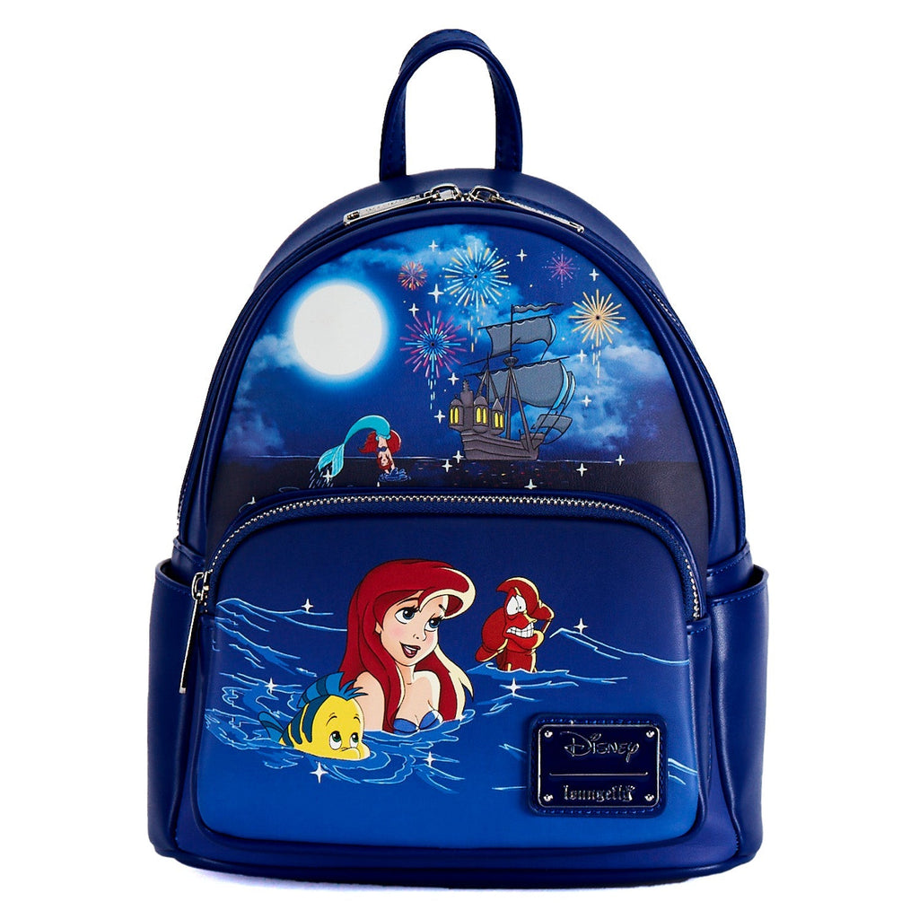 Loungefly Disney The Little Mermaid Ariel Fireworks Mini Backpack-Backpack-NicholeMadison-Nichole Madison Boutique - Morgantown, Indiana