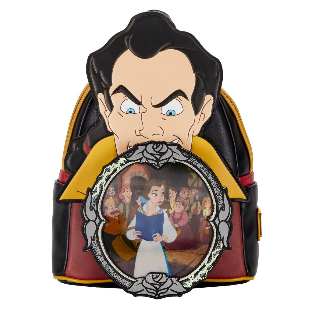 Loungefly Disney Villains Scene Gaston Mini Backpack-Backpack-NicholeMadison-Nichole Madison Boutique - Morgantown, Indiana