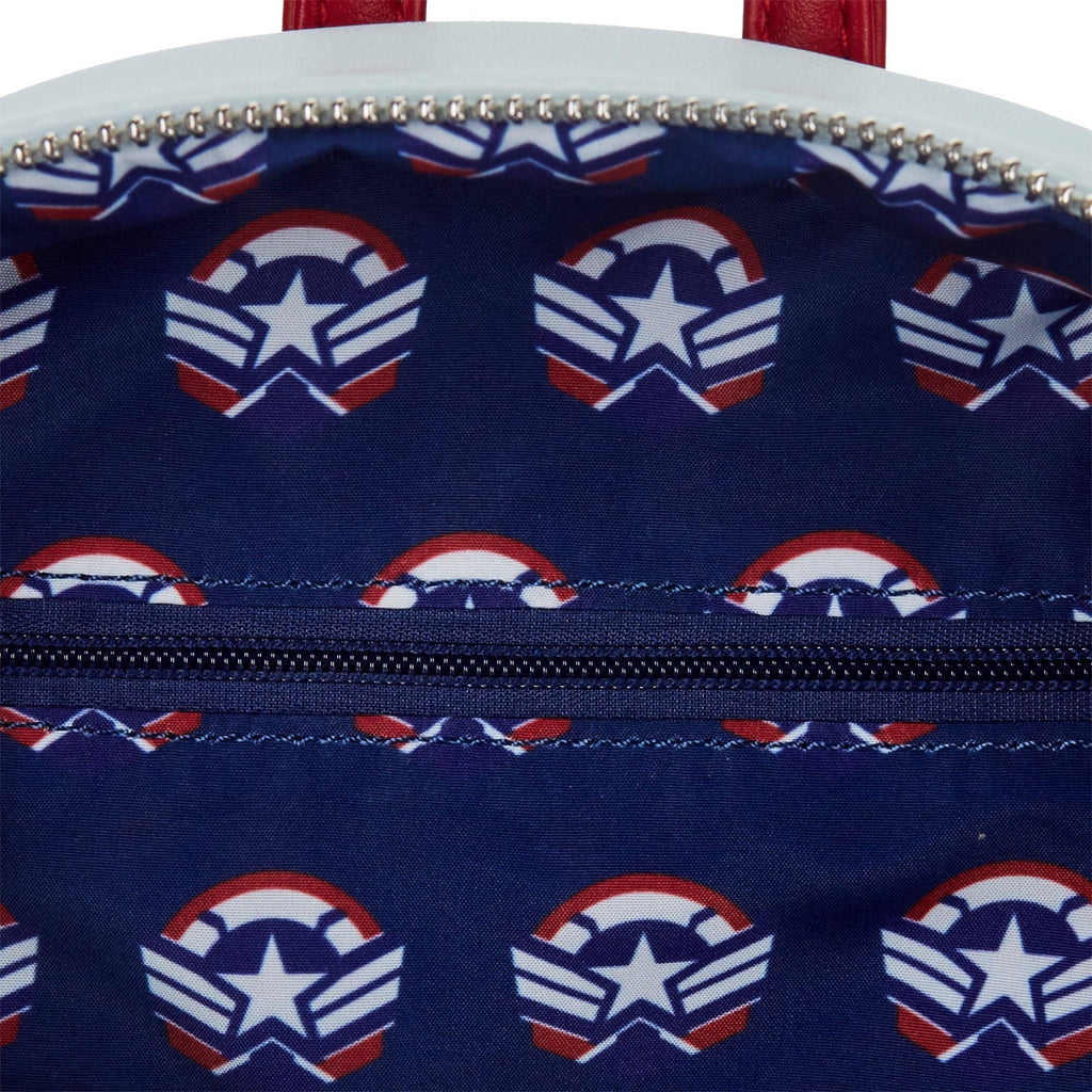Loungefly Marvel Falcon Captain America Cosplay Mini Backpack-Backpack-NicholeMadison-Nichole Madison Boutique - Morgantown, Indiana