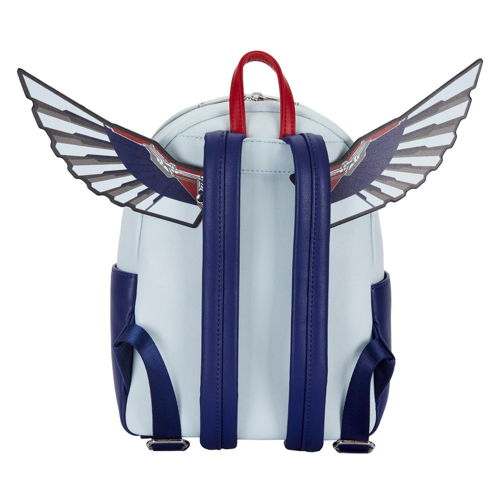 Loungefly Marvel Falcon Captain America Cosplay Mini Backpack-Backpack-NicholeMadison-Nichole Madison Boutique - Morgantown, Indiana