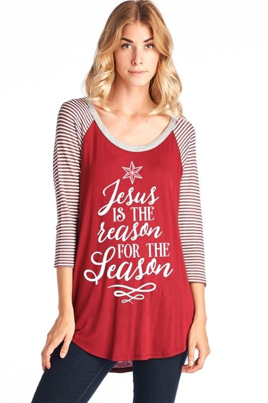 Jesus is the Reason for the Season-NicholeMadison-Nichole Madison Boutique - Morgantown, Indiana