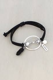 'Be Brave' Arrow Cord Bracelet-Bracelets-NicholeMadison-Nichole Madison Boutique - Morgantown, Indiana