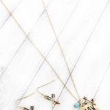 'Follow Your Arrow' Necklace and Earring Set-Jewelry Set-NicholeMadison-Nichole Madison Boutique - Morgantown, Indiana