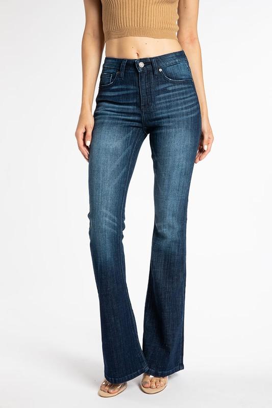 Kancan USA High Rise Flare Denim-Denim-NicholeMadison-Nichole Madison Boutique - Morgantown, Indiana