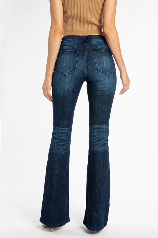 Kancan USA High Rise Flare Denim-Denim-NicholeMadison-Nichole Madison Boutique - Morgantown, Indiana