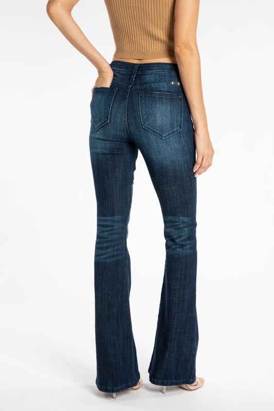 Kancan USA High Rise Flare Denim-Denim-NicholeMadison-Nichole Madison Boutique - Morgantown, Indiana