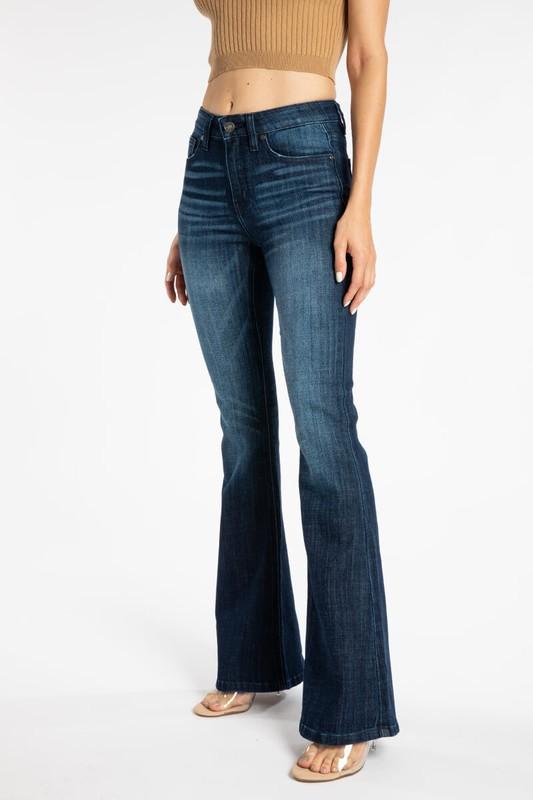 Kancan USA High Rise Flare Denim-Denim-NicholeMadison-Nichole Madison Boutique - Morgantown, Indiana