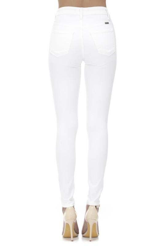 Kancan White High Rise Super Skinny Jegging-Denim-NicholeMadison-Nichole Madison Boutique - Morgantown, Indiana