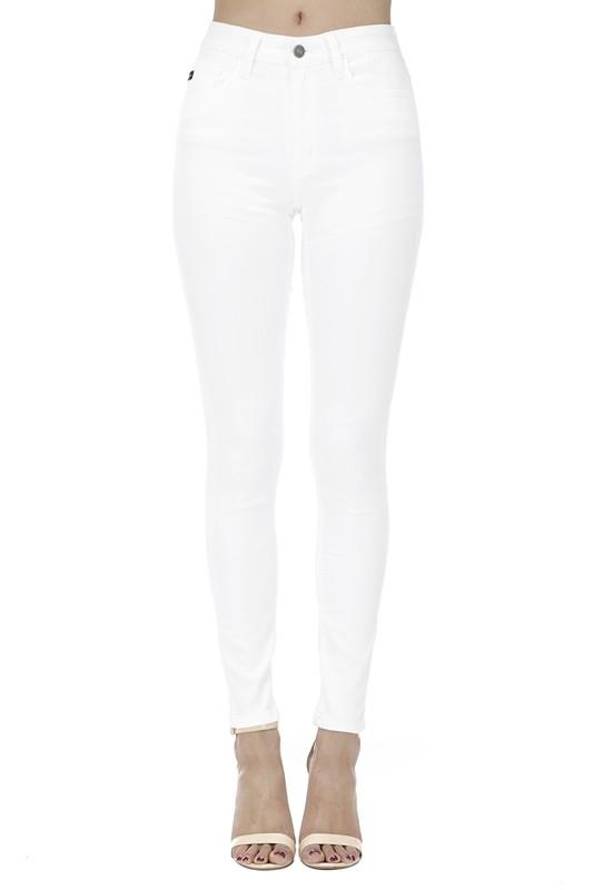 Kancan White High Rise Super Skinny Jegging-Denim-NicholeMadison-Nichole Madison Boutique - Morgantown, Indiana