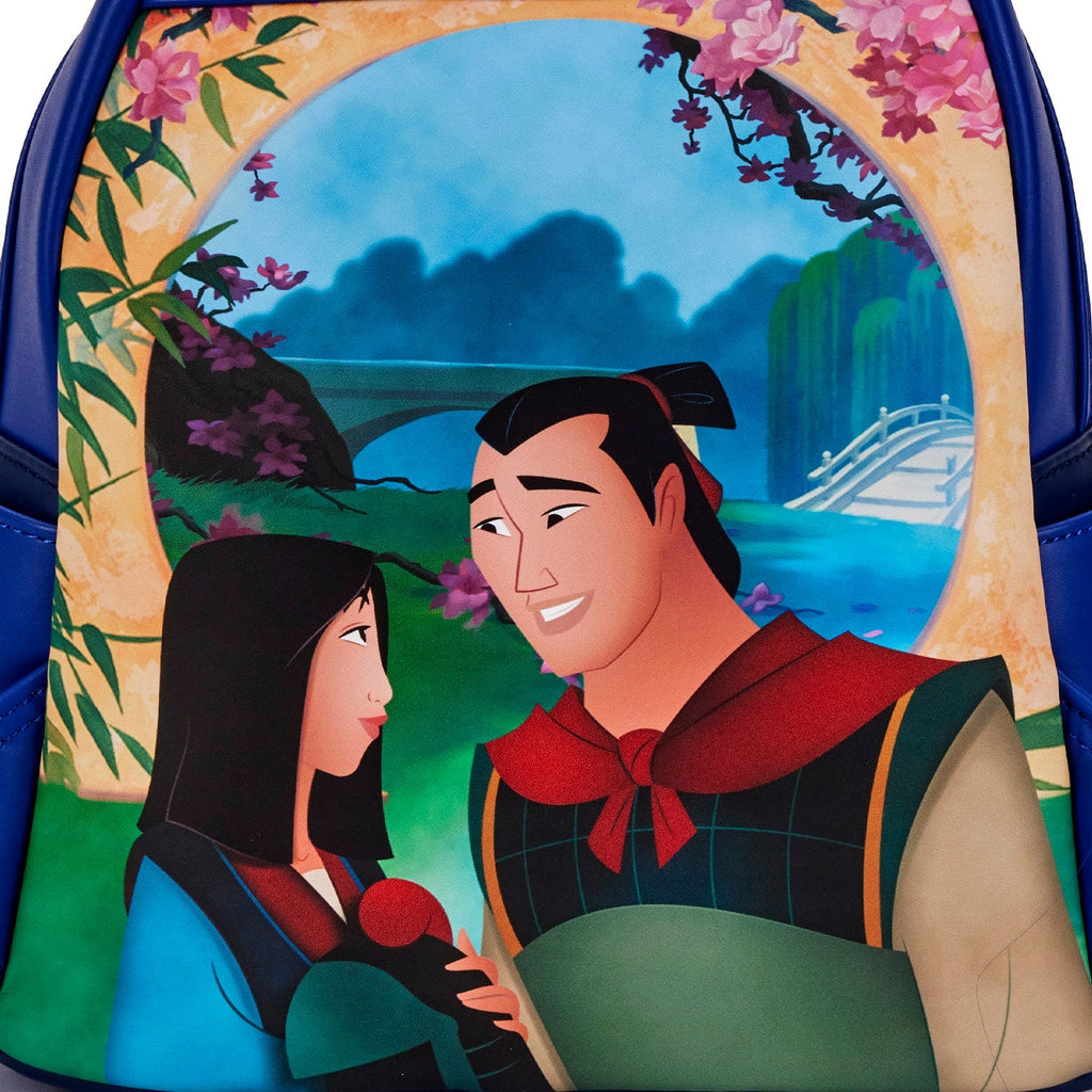 Loungefly Disney Mulan Castle Light Up Mini Backpack-Backpack-NicholeMadison-Nichole Madison Boutique - Morgantown, Indiana