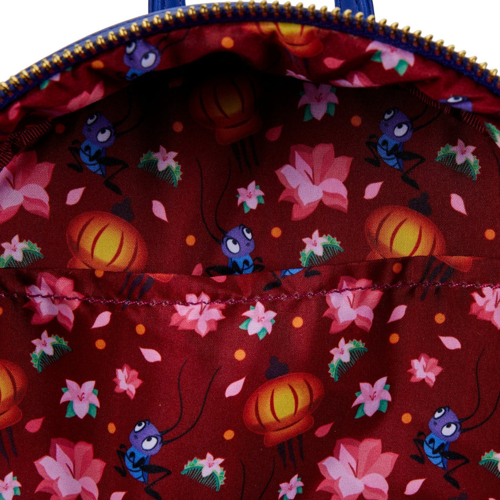 Loungefly Disney Mulan Castle Light Up Mini Backpack-Backpack-NicholeMadison-Nichole Madison Boutique - Morgantown, Indiana