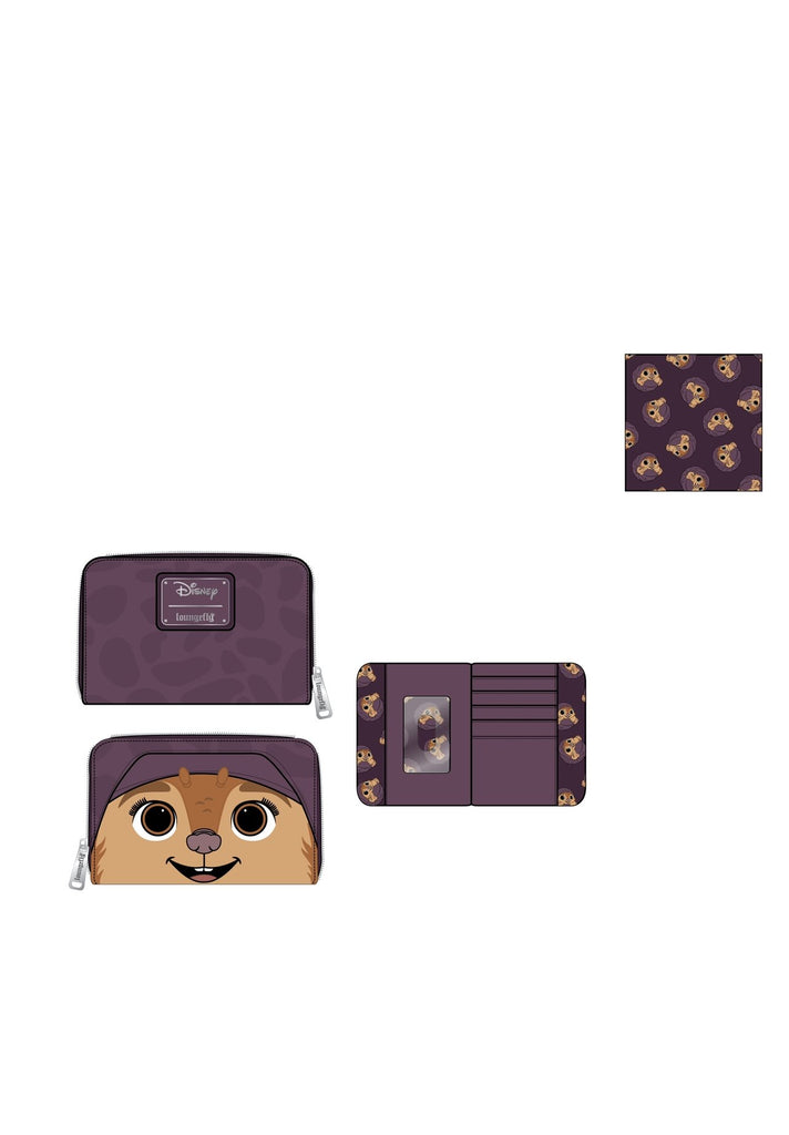 Loungefly DISNEY RAYA AND THE LAST DRAGON TUK TUK Zip Wallet-Wallet-NicholeMadison-Nichole Madison Boutique - Morgantown, Indiana