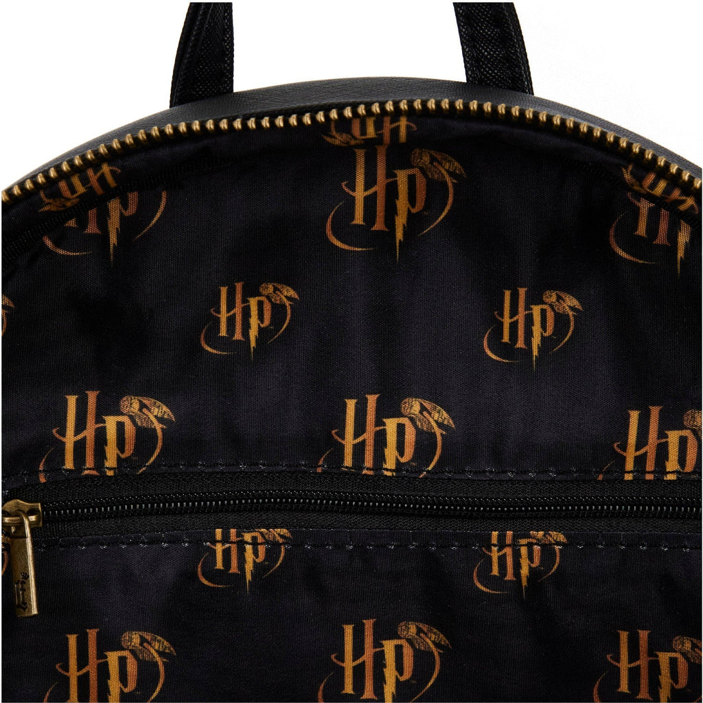 Loungefly Harry Potter Trilogy Triple Pocket Mini Backpack-March-Backpack-NicholeMadison-Nichole Madison Boutique - Morgantown, Indiana