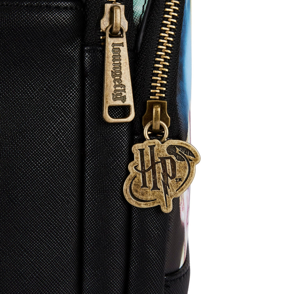 Loungefly Harry Potter Trilogy Triple Pocket Mini Backpack-March-Backpack-NicholeMadison-Nichole Madison Boutique - Morgantown, Indiana