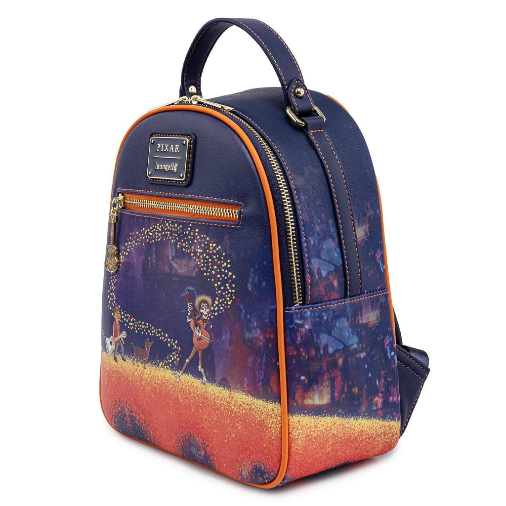 Loungefly Pixar Coco Marigold Bridge Mini Backpack-Backpack-NicholeMadison-Nichole Madison Boutique - Morgantown, Indiana
