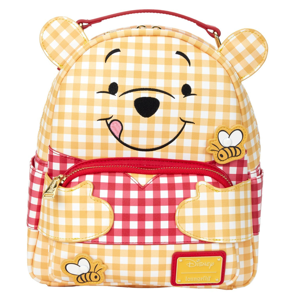 Loungefly Winnie The Pooh Gingham Mini Backpack-Backpack-NicholeMadison-Nichole Madison Boutique - Morgantown, Indiana
