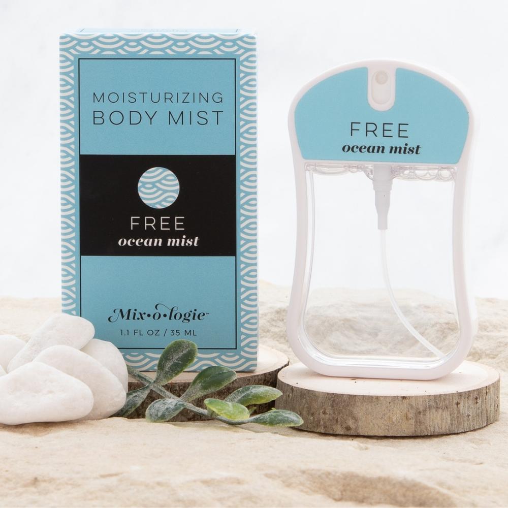 Mixologie Moisturizing Body Mist-Free Ocean Mist Scent-Bath-NicholeMadison-Nichole Madison Boutique - Morgantown, Indiana