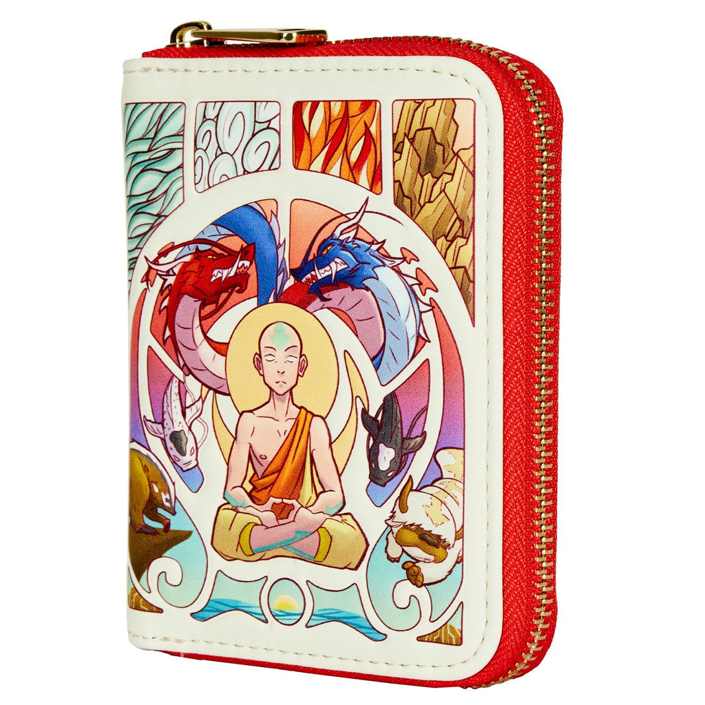 Loungefly Avatar Aang Meditation Zip Around Wallet-Wallet-NicholeMadison-Nichole Madison Boutique - Morgantown, Indiana