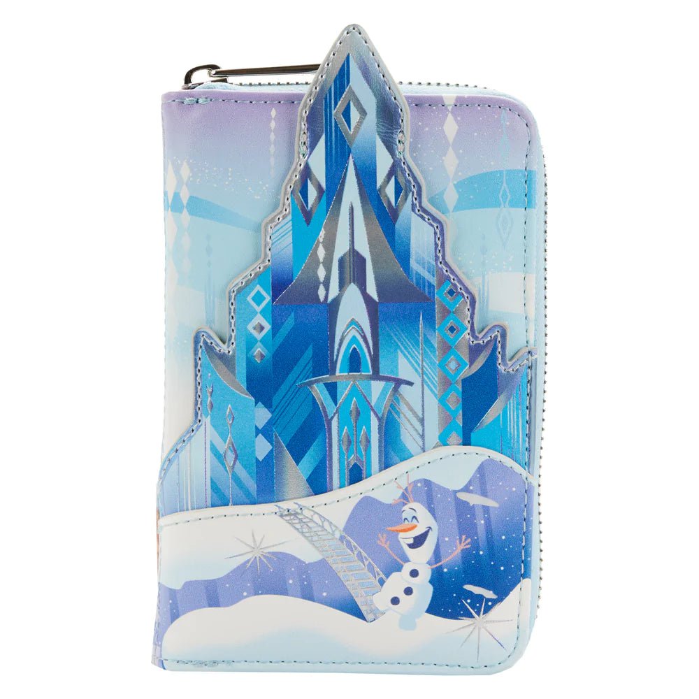 Loungefly Disney Frozen Princess Castle Zip Around Wallet-Wallet-NicholeMadison-Nichole Madison Boutique - Morgantown, Indiana