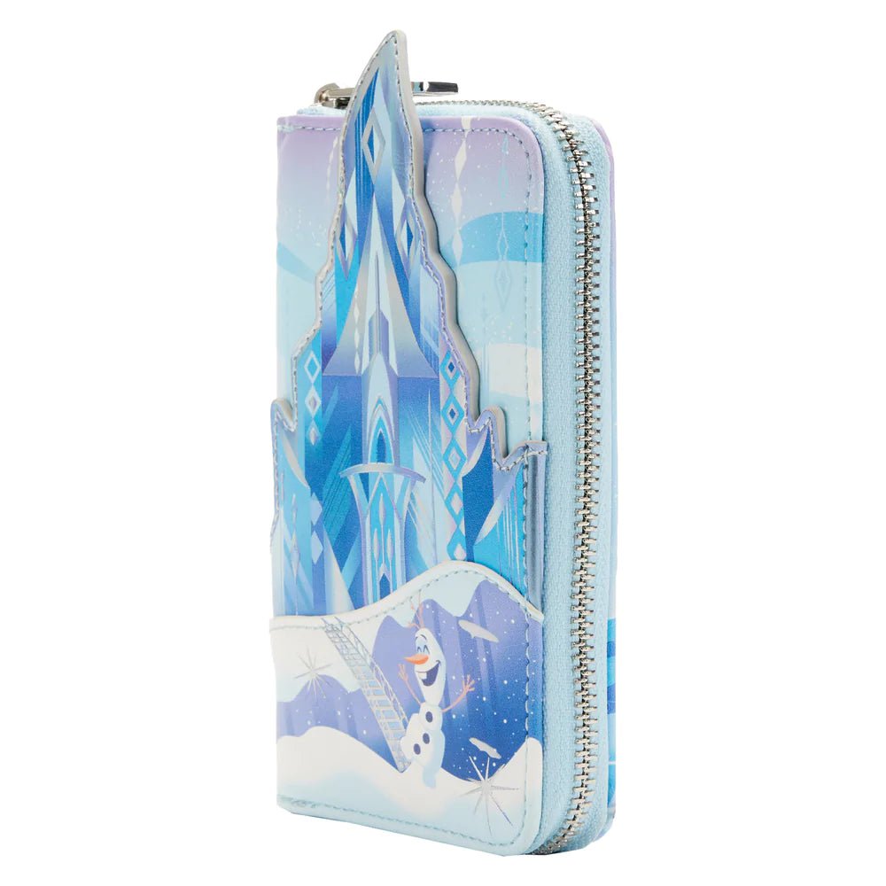 Loungefly Disney Frozen Princess Castle Zip Around Wallet-Wallet-NicholeMadison-Nichole Madison Boutique - Morgantown, Indiana