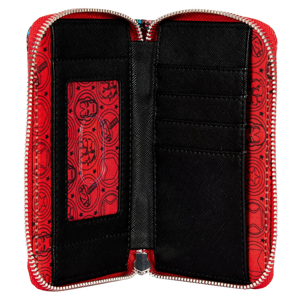 Loungefly Marvel Avengers Tattoo Zip Around Wallet-April-Wallet-NicholeMadison-Nichole Madison Boutique - Morgantown, Indiana